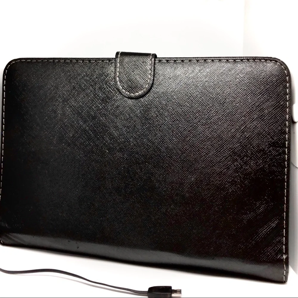 Portable PU Leather Wireless Keyboard Case
